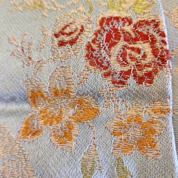 Reversible Vintage Tapestry Silk Bedspread - Picture 12 of 12